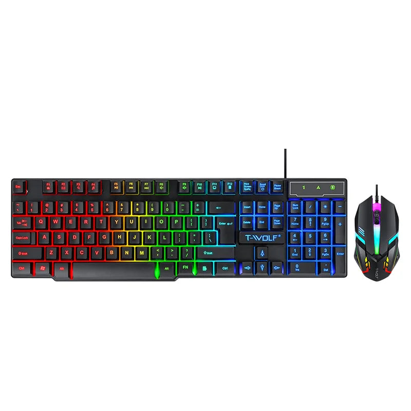 Tastiera Cablata 100 Percento Layout Europeo Multilingue ISO Retroilluminazione Multicolore Per Gaming Ufficio Desktop