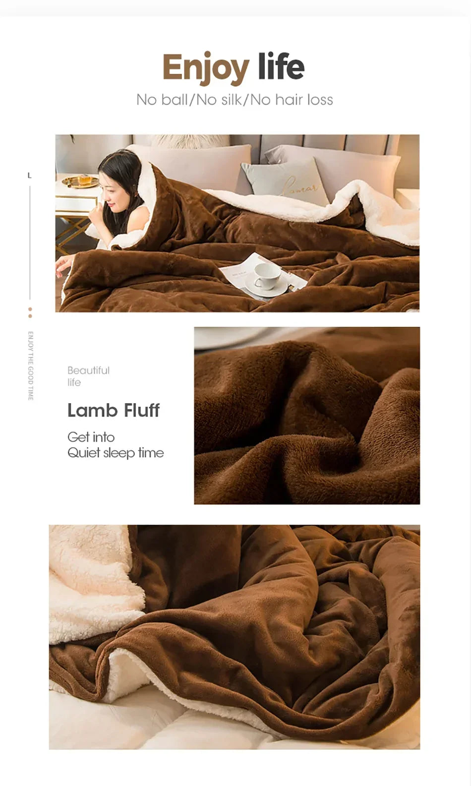 Coperta Riscaldata In Lana Portatile Doppia Faccia Antipilling Queen Letto Invernale Per Campeggio