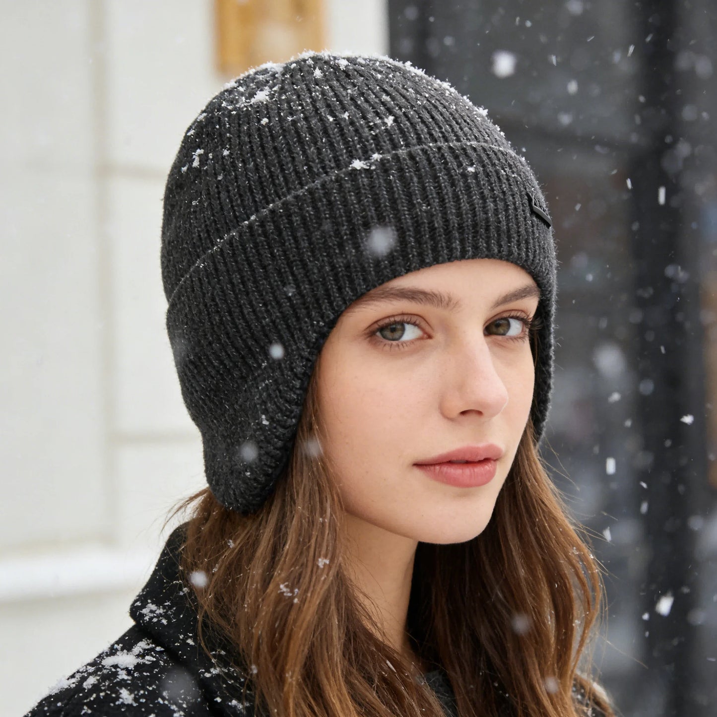 Cappello Invernale Da Uomo Con Paraorecchie Caldo In Pile Berretto Morbido Lavorato A Maglia Sportivo Da Sci All Aperto