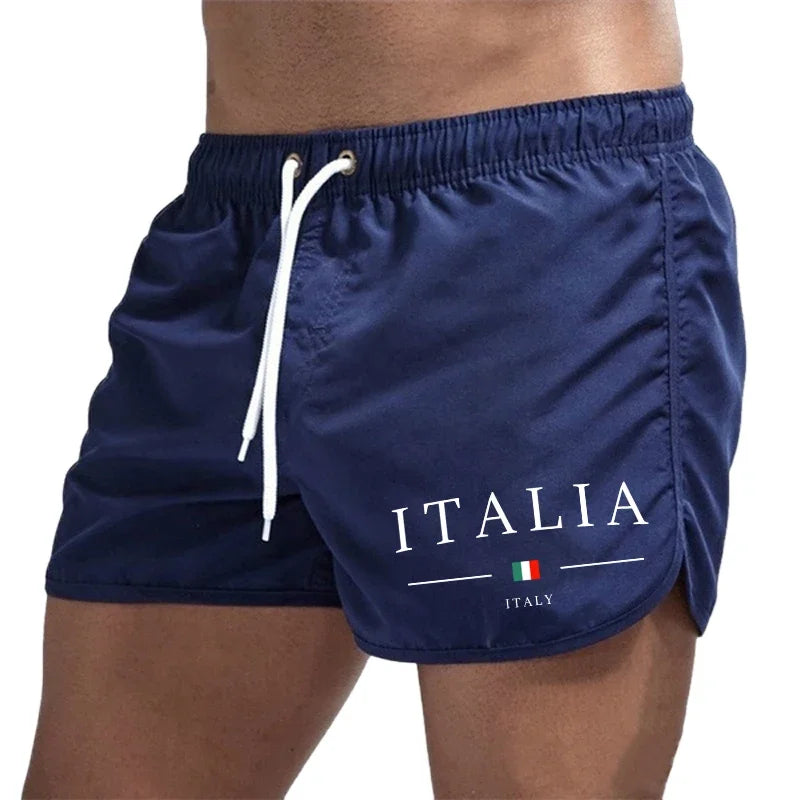 Pantaloncini Da Spiaggia Estivi Da Uomo Stampati Ad Asciugatura Rapida Per Surf Nuoto Jogging E Sport All'Aperto
