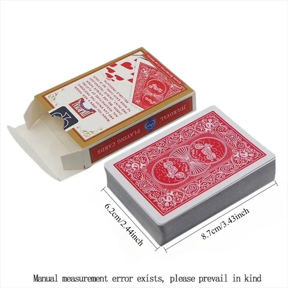 Mazzi Da Poker Sigillati Jdlroyal Rosso Blu Carte Da Gioco Regolari Trucchi Magici GYH