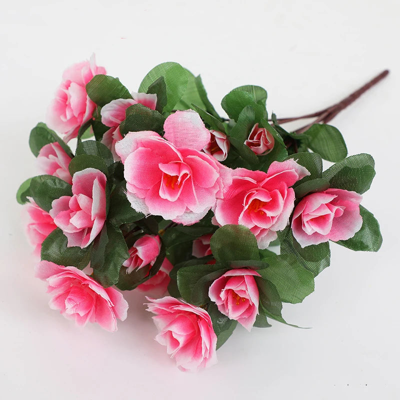 Fiore Di Rosa Artificiale 33cm Bouquet Finto Decorazione Casa Ghirlanda Fai Da Te Matrimoni San Valentino