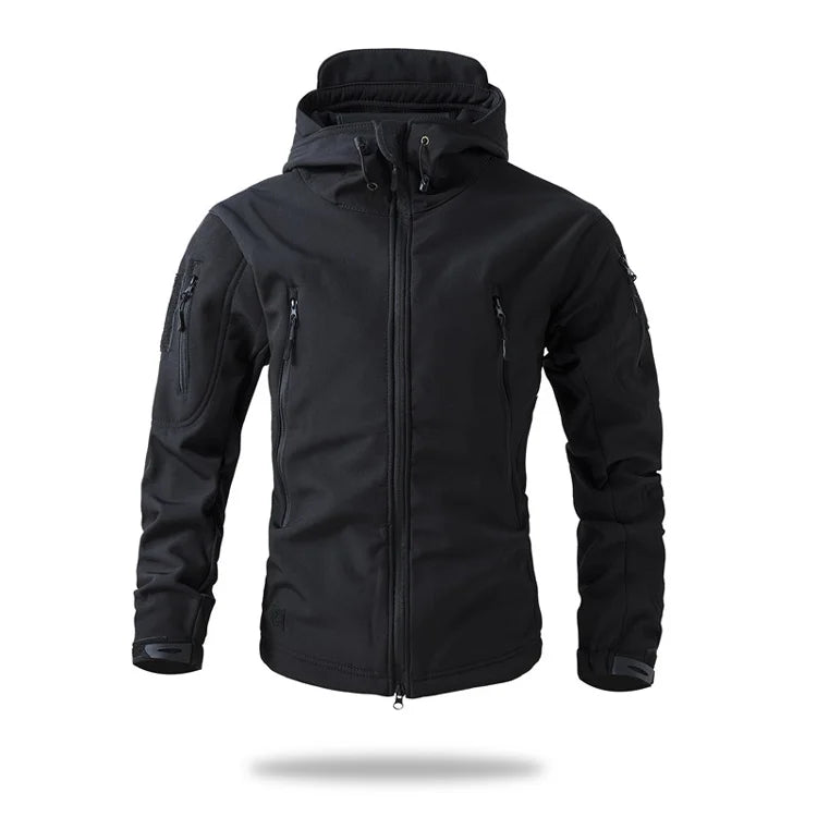 Lurker Giacca Soft Shell Tattica Pelle di Squalo Uomo Impermeabile con Cappuccio Mimetica Esterno da Caccia Autunno