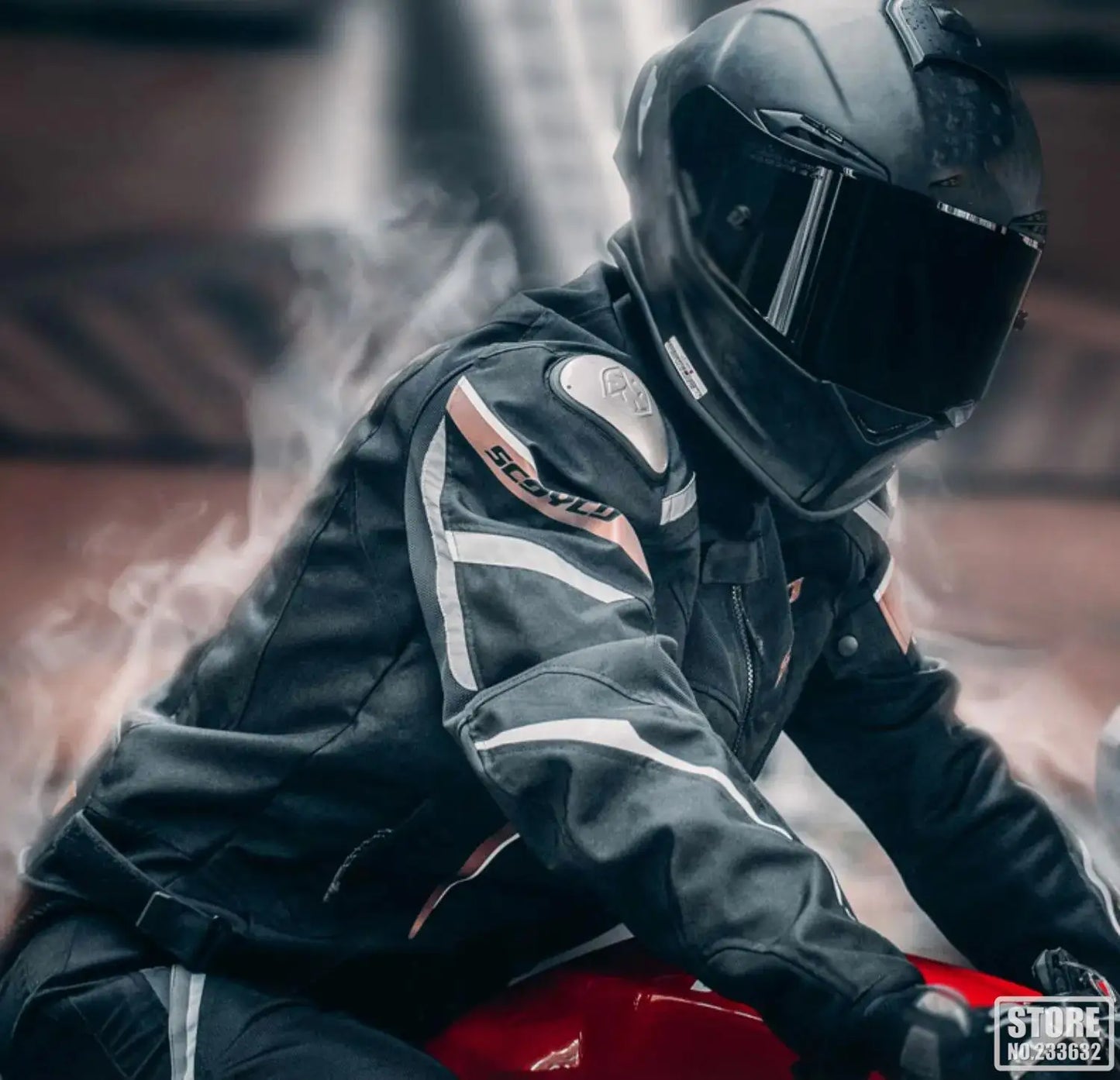 SCOYCO Moto Giacca Impermeabile Anticaduta Traspirante In Rete Con Protezioni Motocross Pantaloni Tuta Uomo