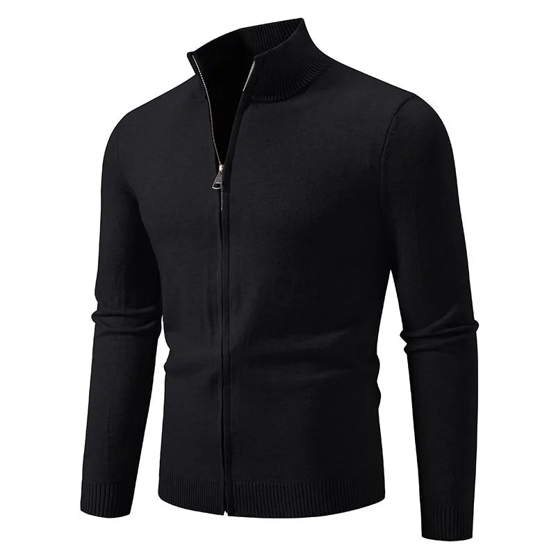 Cardigan Da Uomo Con Cerniera In Poliestere Caldo Animal Game Streetwear Per Look Moderno Autunno Inverno