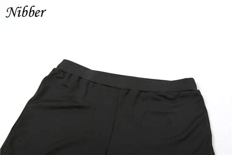 Nibber Sportivo Casual Tuta 2 Pezzi Donna Con Cappuccio Zip Crop Top E Leggings Fitness Morbide Stretch Streetwear