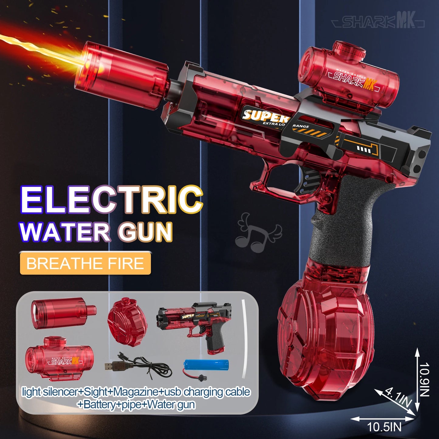 Pistola Ad Acqua Elettrica Ad Alta Pressione Per Bambini Spiaggia Piscina Giardino Giochi Di Combattimento Regalo Estivo
