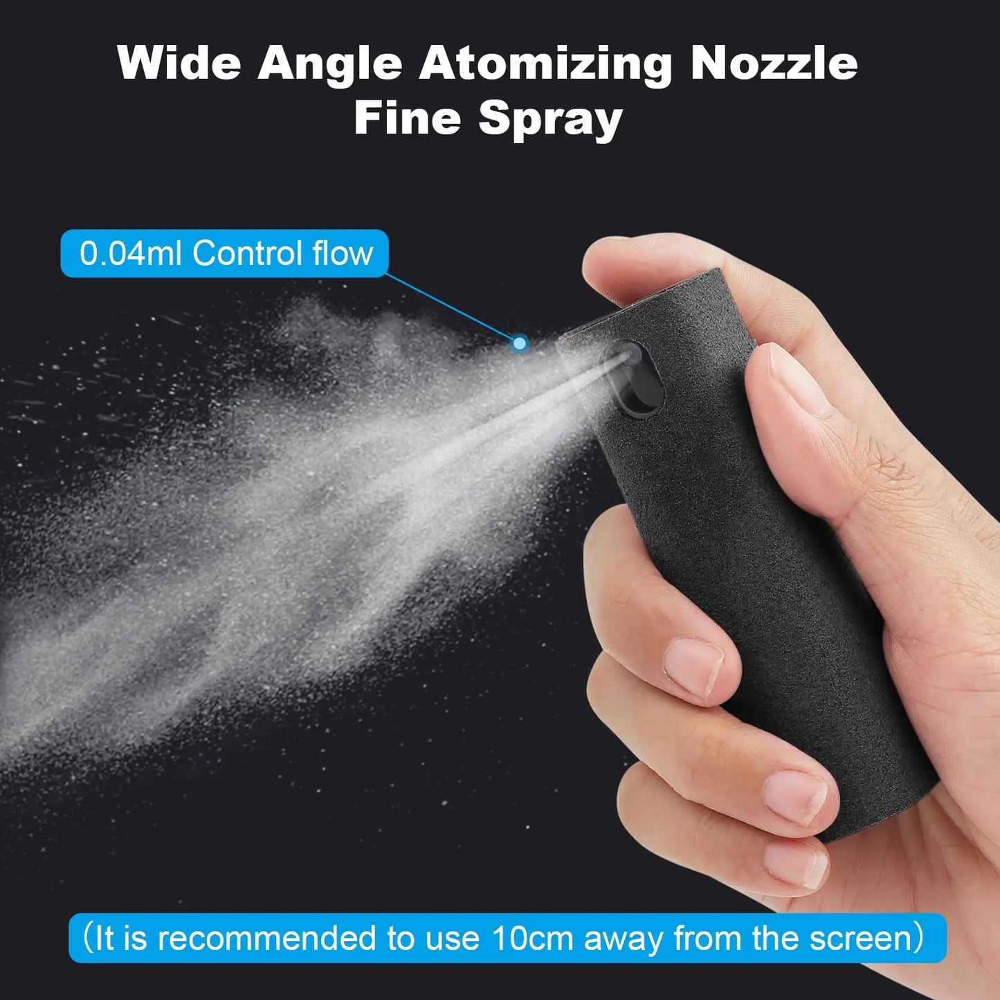Set Di Flaconi Spray Per Pulizia Schermi In Microfibra Per Telefono Cellulare Iphone Ipad Computer E Salviette Occhiali