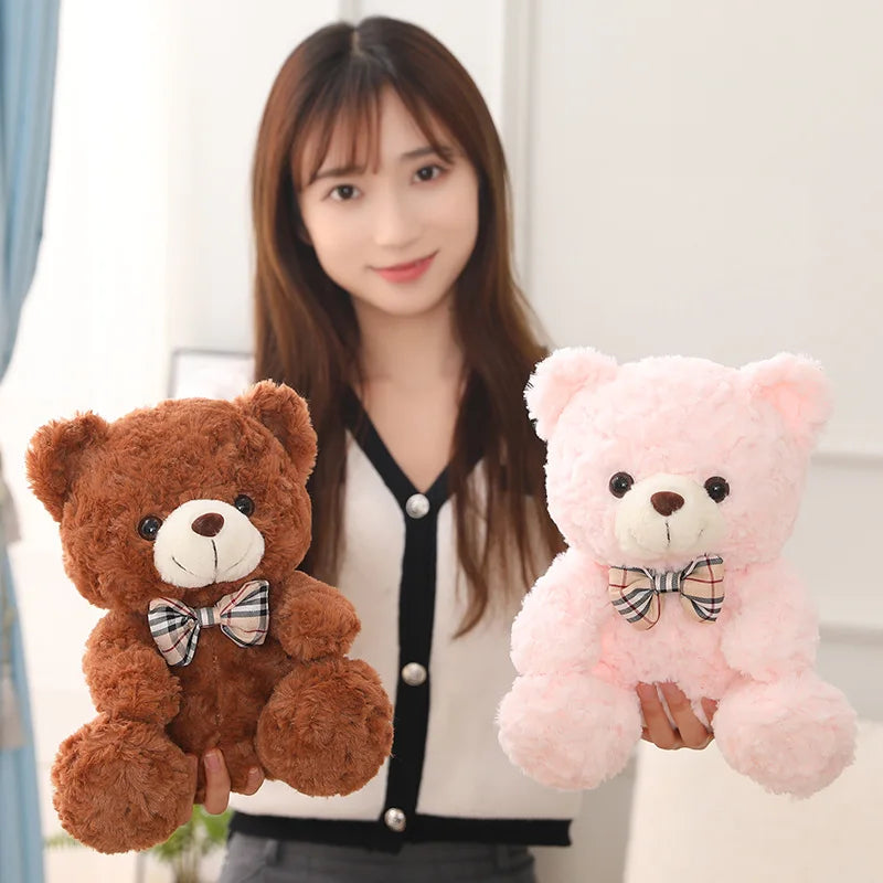 Orsacchiotto Peluche 25 Cm Imbottito Morbido Cartone Animato Regalo Per Bambine E Ragazzi Sorprendente