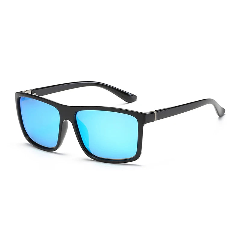 Occhiali da Sole Polarizzati Vintage Quadrati di Lusso per Uomo Donna Moda Arrampicata Guida Antiriflesso UV400