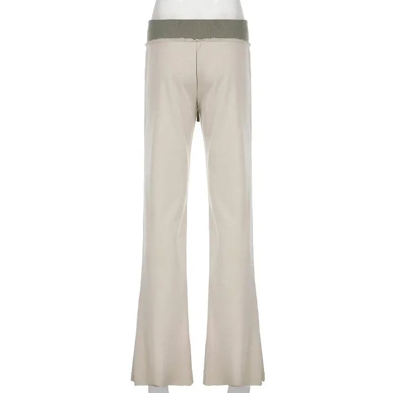 Outfit Da Donna Tre Pezzi Abito Casual Con Spalline Spazzolate E Contrasti Cardigan Con Cappuccio Pantaloni Svasati