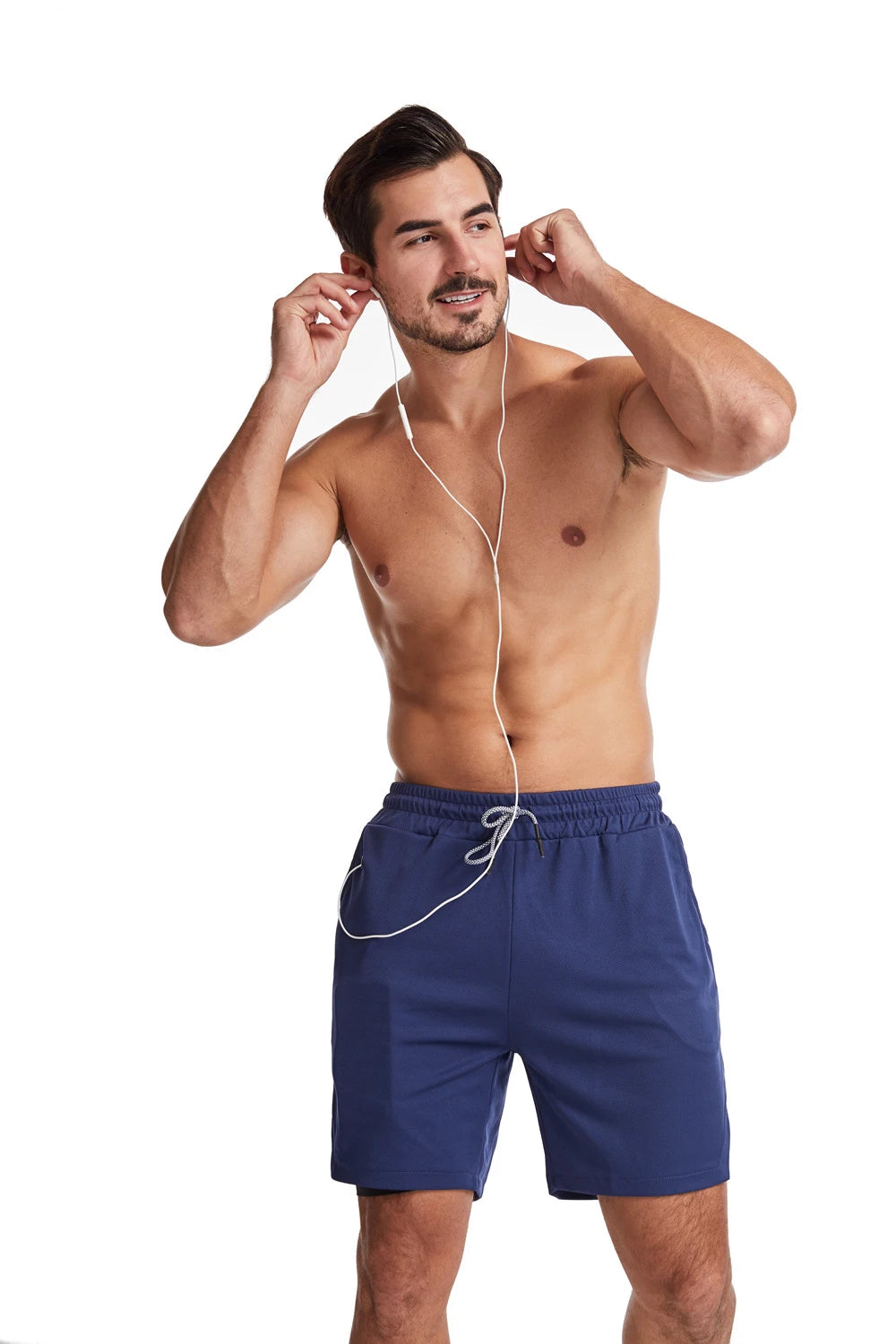 Pantaloncini Da Corsa Da Uomo 2 In 1 Palestra Allenamento Fitness Estivi 2025 Nuovi