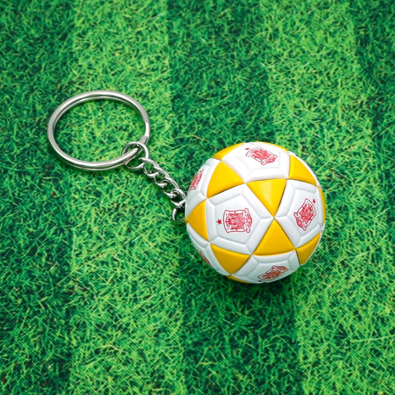 Ciondolo Portachiavi Calcio Souvenir Per Fan Regalo Piccolo Per Attività Scolastiche E Accessori Fai Da Te