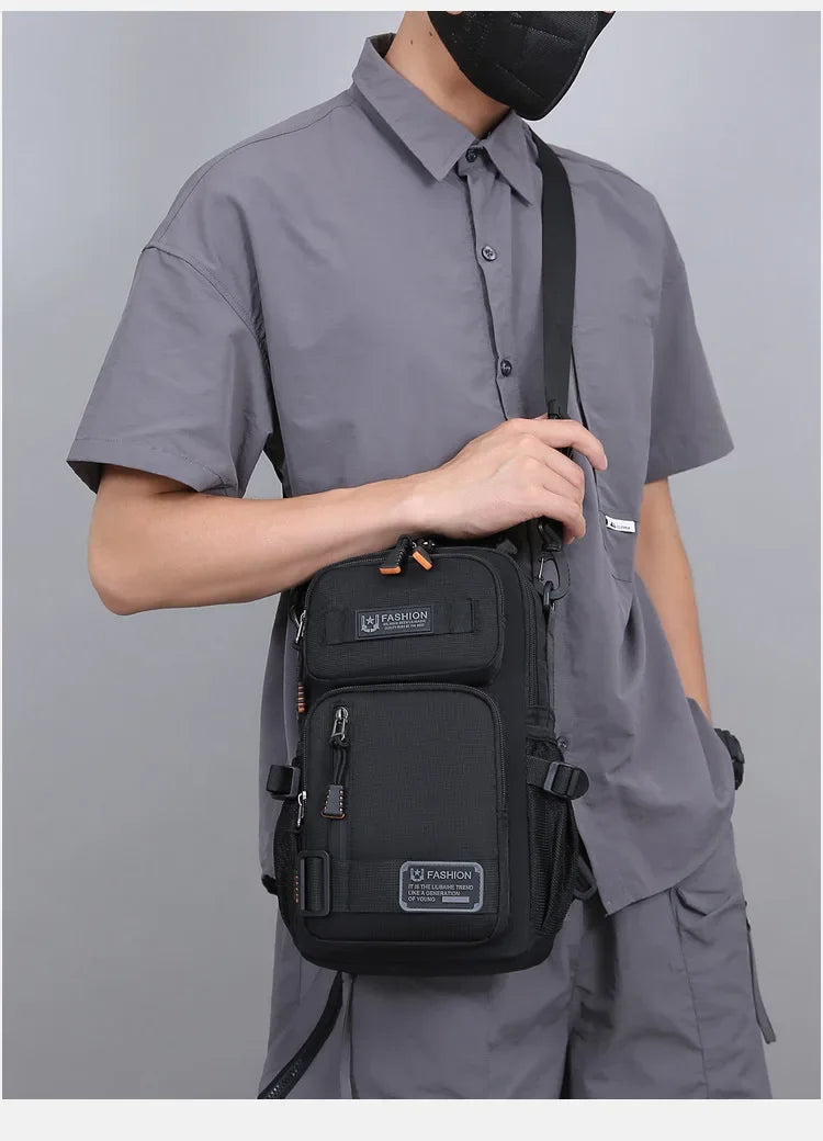 Borsa A Tracolla Uomo Multifunzionale Oxford Alta Qualità Leggera Per Viaggi E Escursioni All Aperto