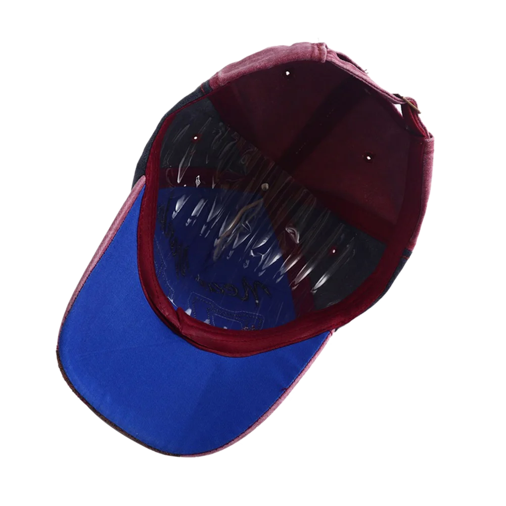 Berretto Da Baseball In Cotone Lavato Unisex Ricamo Lettera Regolabile Casual Outdoor Streetwear Cappelli Sportivi
