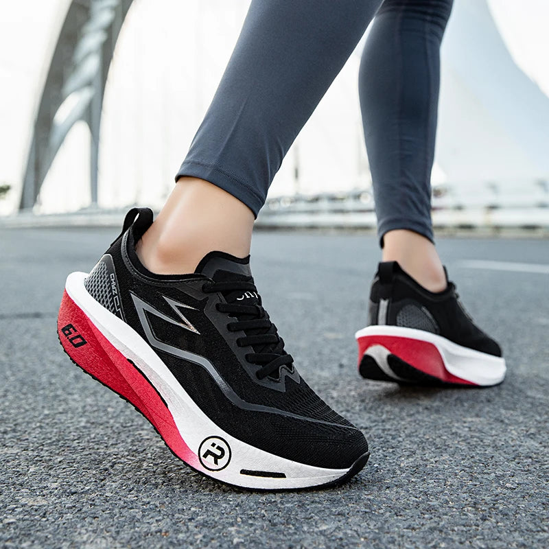 Scarpe Da Corsa Con Piastra In Carbonio Per Maratona Ammortizzanti Da Allenamento Uomo E Donna
