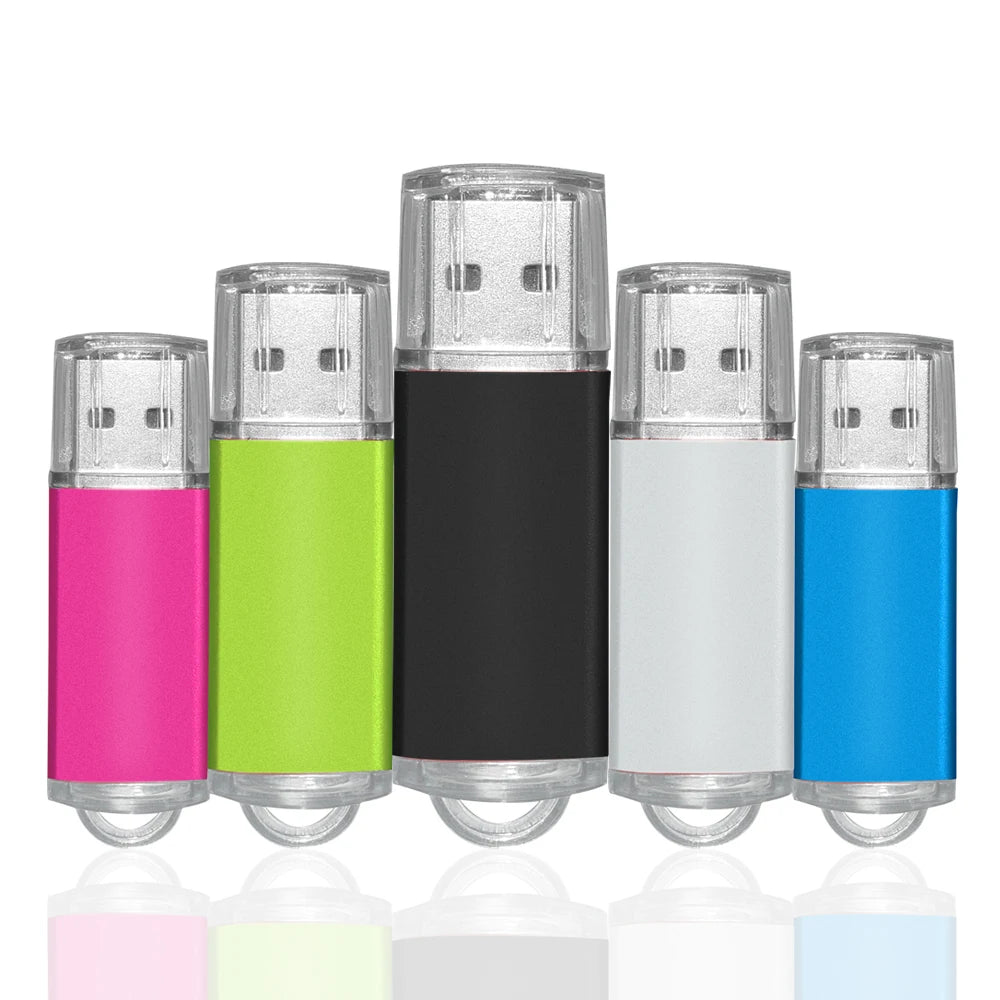 Chiavetta USB Colorata Alta Velocità In Metallo Pendrive Da 1GB 16GB 32GB 64GB Memoria USB Regalo Fotografia