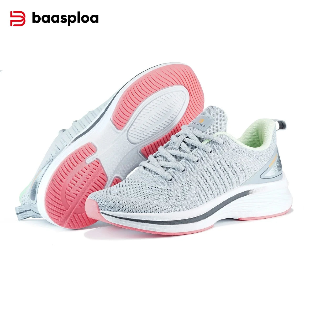 Baasploa Scarpe Da Corsa Da Donna Leggere Traspiranti Antiscivolo Con Ammortizzazione Per Esterni Attive