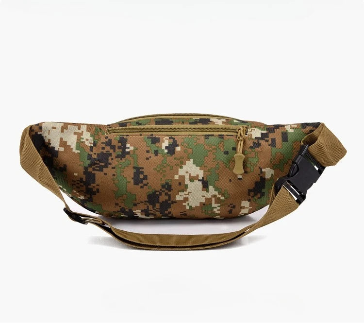 Nuovo Marsupio da Uomo Multistrato con Quattro Cerniere Borsa da Petto per Sport Outdoor e Tempo Libero
