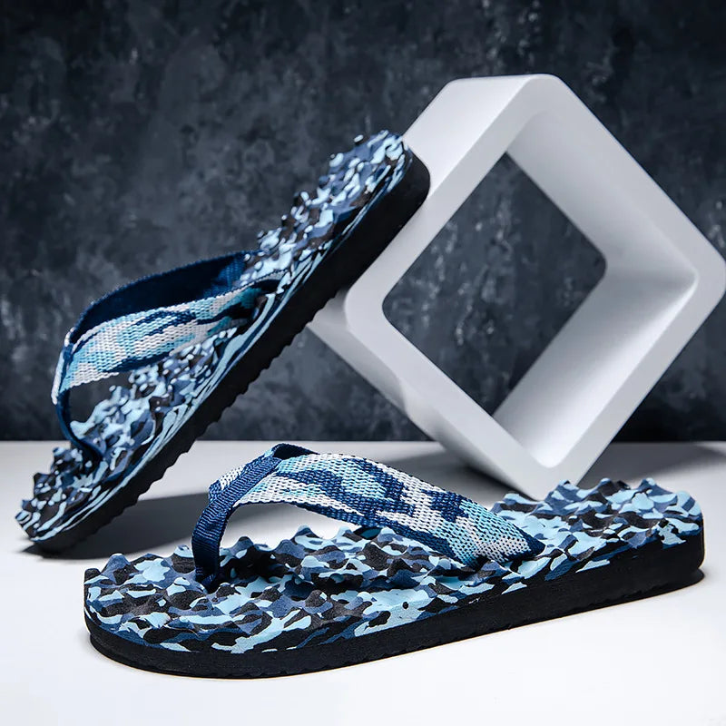 Pantofole Casual da Uomo Infradito Sandali Spiaggia Piatti Estivi Antiscivolo per Casa Interni Pantofola Uomo
