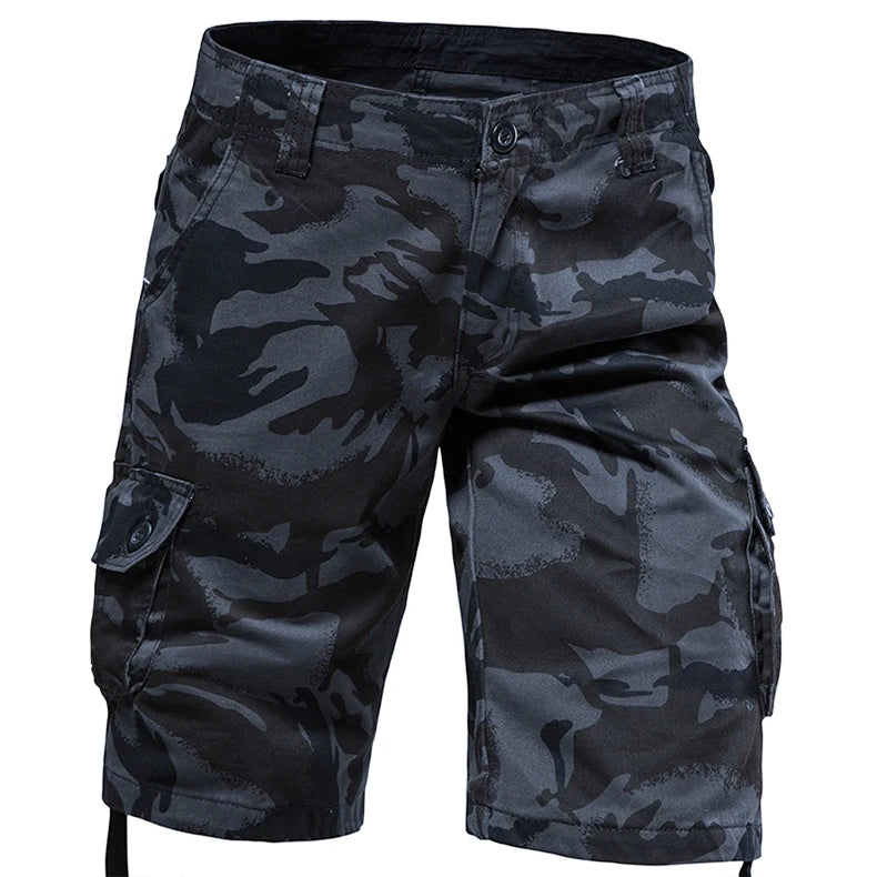 Pantaloncini Mimetici Da Uomo Traspiranti In Cotone Con Tasche Laterali Per Sport All Aperto Pantaloni Corti Estivi