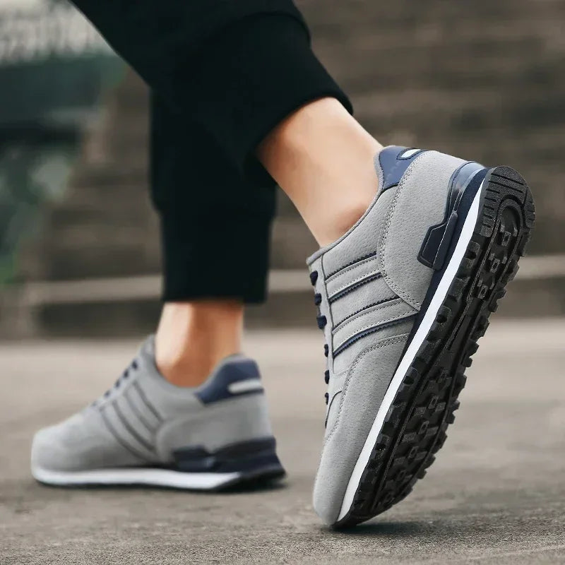 Scarpe Da Ginnastica Da Uomo In Pelle Di Alta Qualità Traspiranti Scarpe Casual Piatte 2022 Nuove
