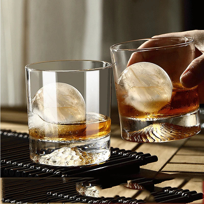 Bicchieri Da Whisky Ecologici E Durevoli Cocktailgeek Forma Rotonda In Vetro Trasparente Per Appassionati Di Whisky