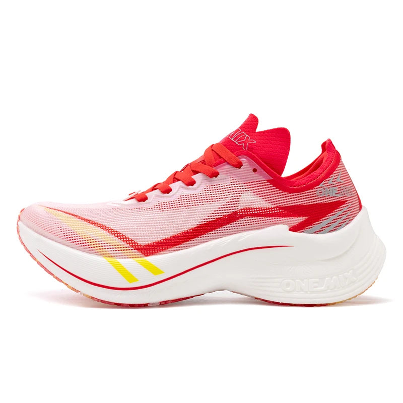 ONEMIX Marathon Scarpe Da Corsa Con Piastra In Carbonio Uomo Antiurto Rimbalzo Ultraleggero E Supporto Stabile