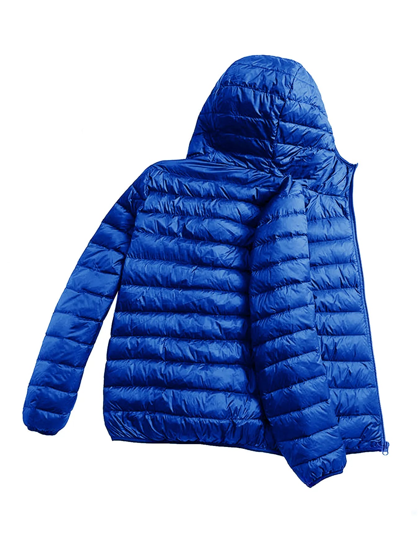 Giacca Invernale Da Uomo In Cotone Leggero Antivento Con Cappuccio Tinta Unita Per Sport All Aperto