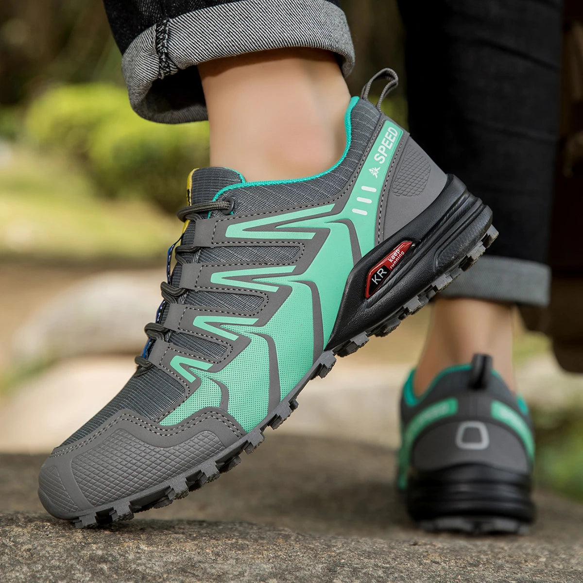 Scarpe Sportive Da Ciclismo All'aperto Da Uomo Impermeabili Antiscivolo Per Escursioni E Campeggio