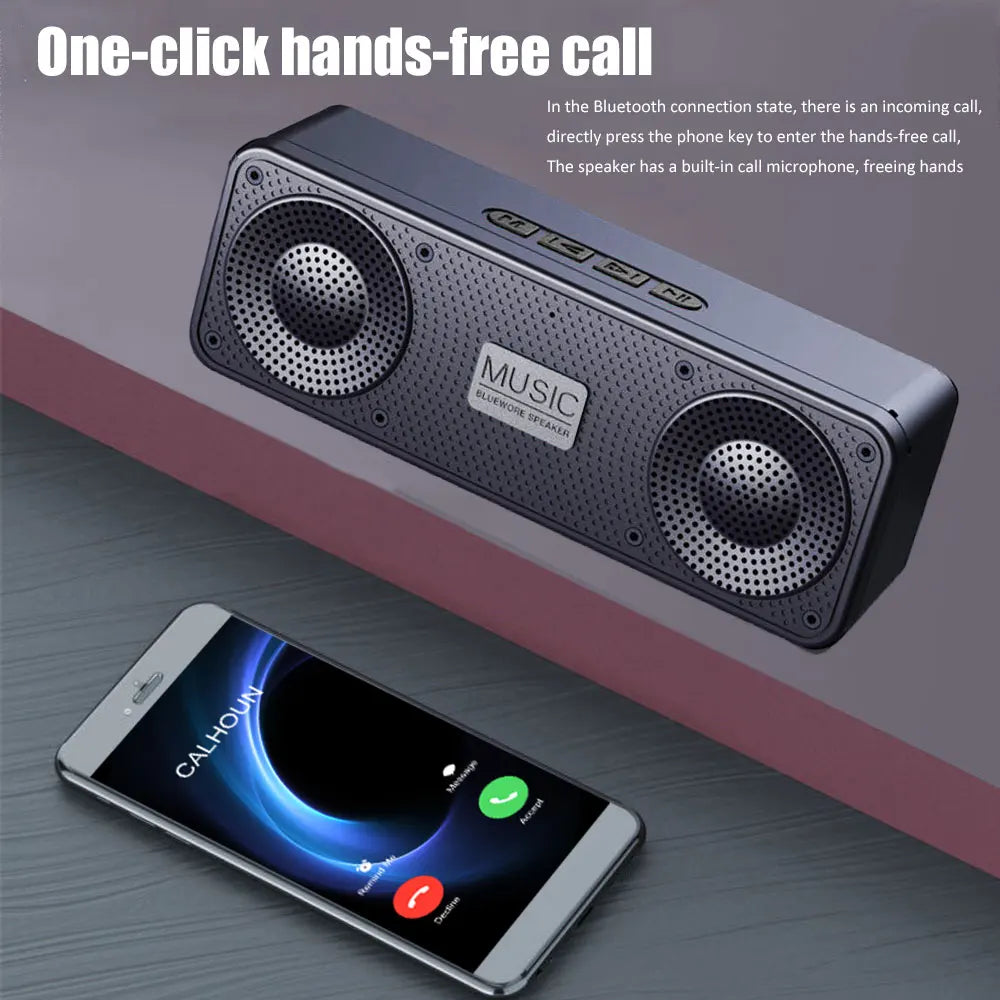 S18 Wireless Altoparlante Bluetooth Intelligente Creativo Per Telefono Cellulare Computer Con Subwoofer Esterno Batteria