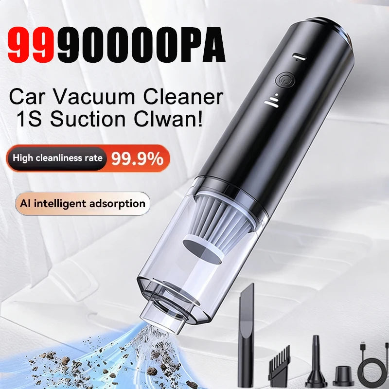 Aspirapolvere Portatile Senza Fili 2 In 1 Potente E Intelligente Per Auto E Casa Pulizia Domestica Versatile