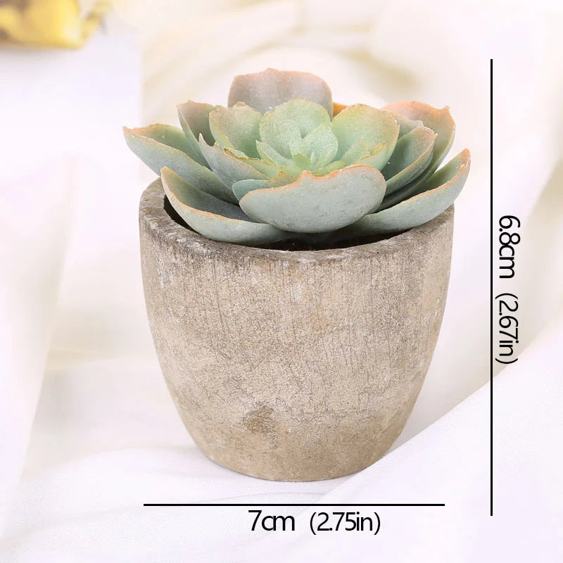 Mini Piante Succulente Artificiali Sempreverdi In Vaso Piccolo Per Ufficio Casa Decorazioni Da Tavolo Fiori Finti