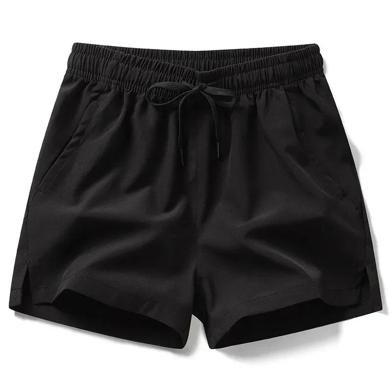 Pantaloni Sportivi Leggeri Da Uomo Con Tasche Pantaloncini Corti Estivi Da Fitness In Tinta Unita Per Jogging E Spiaggia