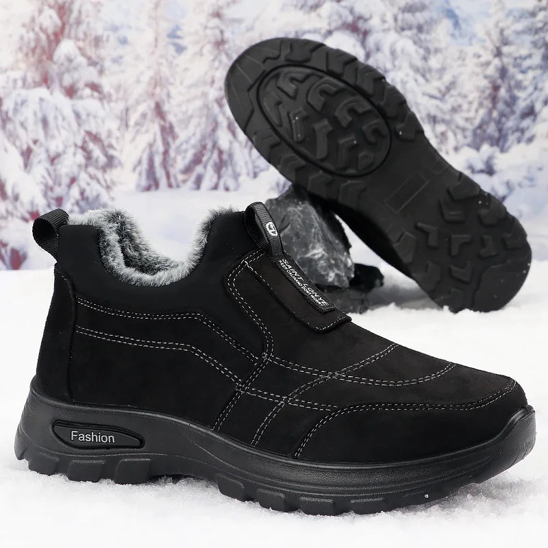 Scarpe Invernali Da Uomo In Cotone Con Velluto E Isolamento Spesso Scarpe Da Lavoro Da Uomo