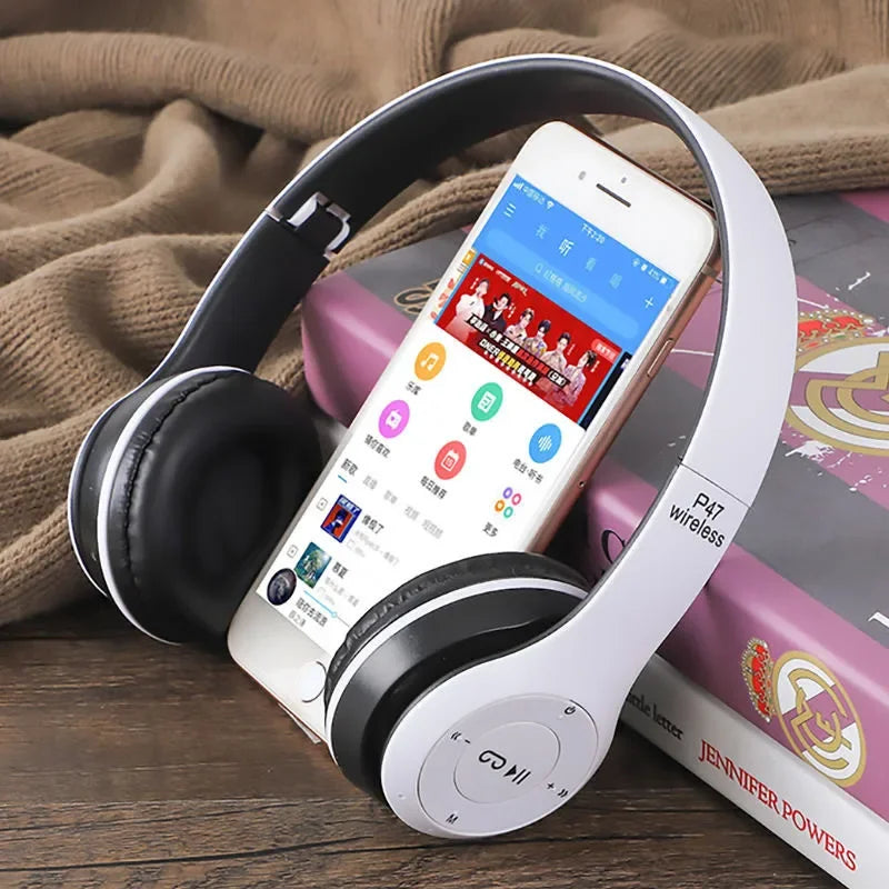 Cuffia Bluetooth 5.0 Pieghevole Senza Fili Hifi Stereo Bass Auricolare Casco per Bambini Regalo con Microfono