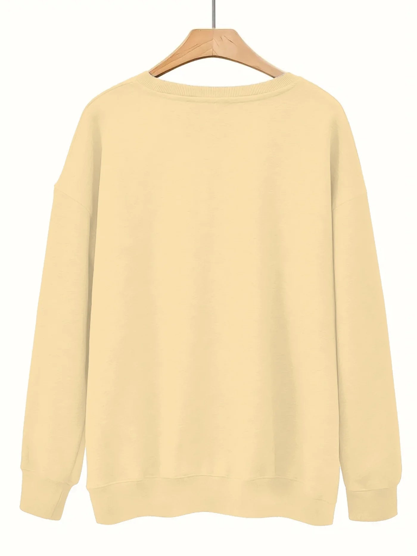 Pullover da Donna Autunno Inverno Casual Ampio con Motivo Gatto Caldo Stampato Girocollo a Maniche Lunghe