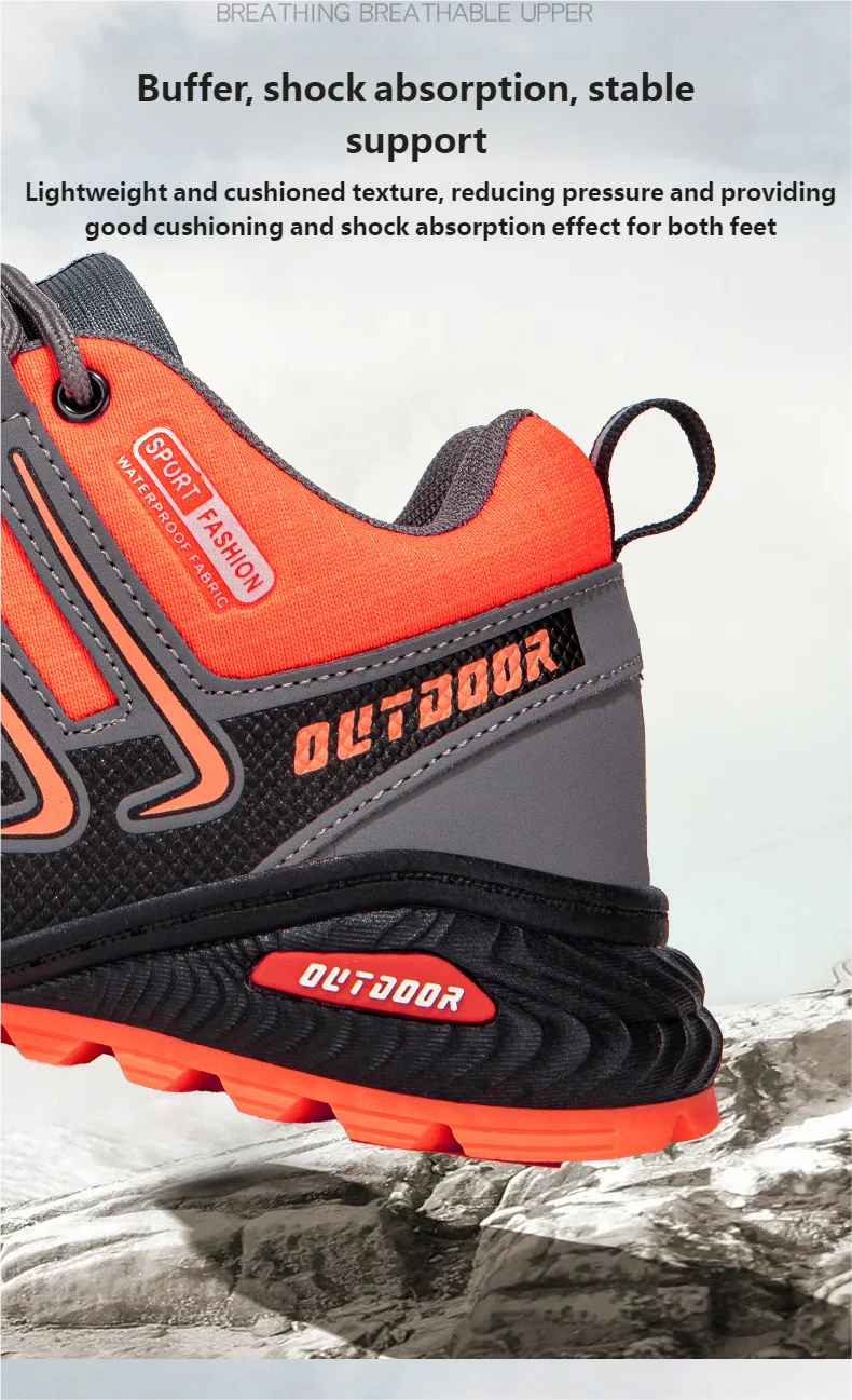 Scarpe Da Trekking Impermeabili Da Uomo Traspiranti In Rete Reticolare Per Campeggio All Aperto