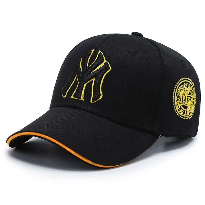 Berretto Da Baseball Unisex Ricamo Lettera Cappello Hip Hop Regolabile Esterno Protezione Solare Primavera Autunno
