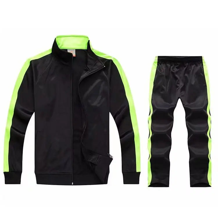 Set Tuta Da Uomo 2 Pezzi Giacca E Pantaloni Abbigliamento Sportivo Allenamento Autunno Inverno Primavera