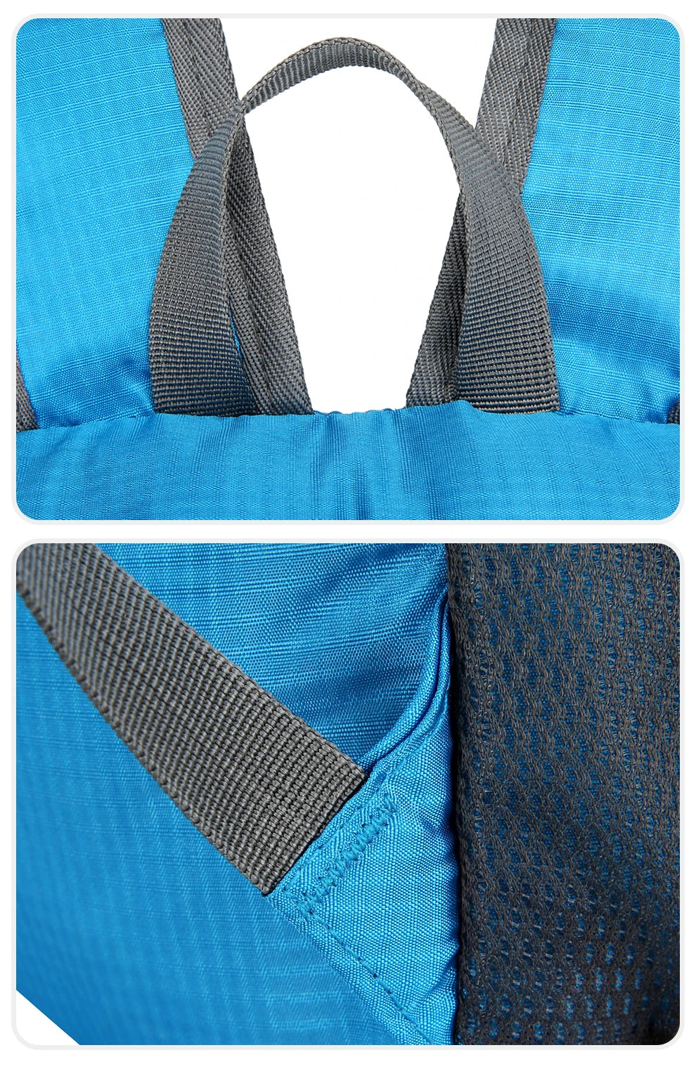 Zaino Pieghevole Da 23 Litri Ultraleggero Esterno Zaino Da Trekking Daypack Capienza Elevata Tessuto Idrorepellente