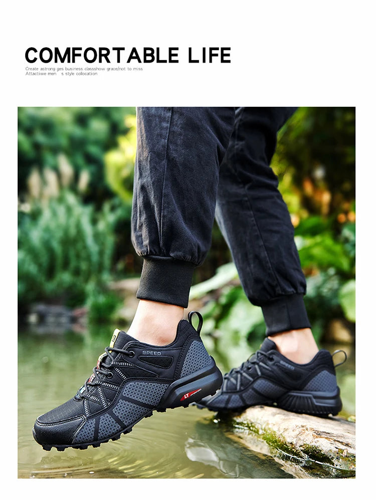 Scarpe Da Trekking Impermeabili Da Uomo Per Esterno Campeggio Scarpe Da Ginnastica Per Montagna Arrampicata