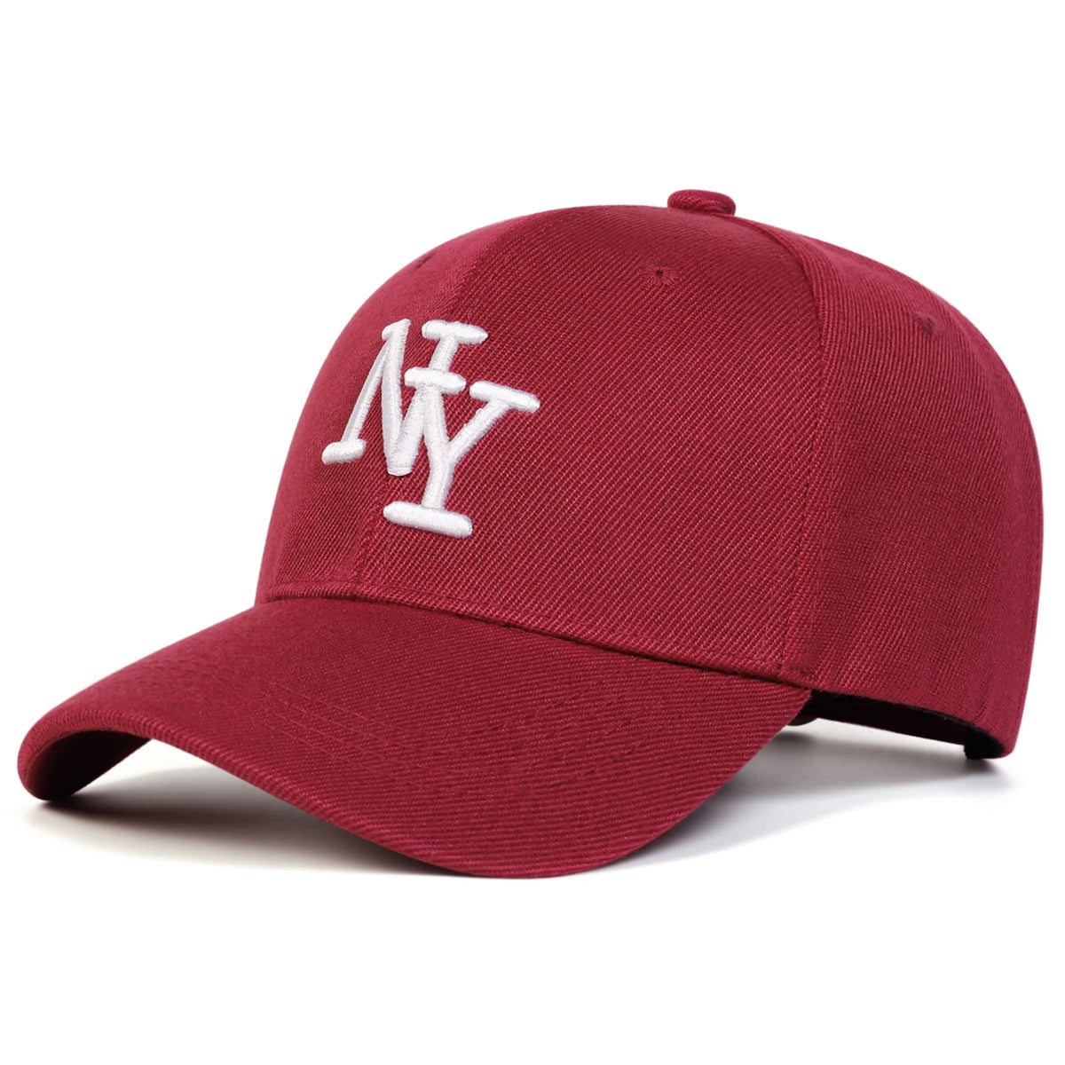 Berretto Baseball Unisex Con Ricamo Lettera NY Cappello Regolabile Esterni Primavera Autunno Protezione Solare Sportivo