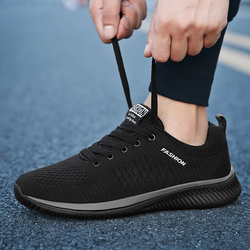 Scarpe Da Corsa Da Uomo Leggere Traspiranti Sneakers Sportive Per Jogging E Passeggio In Mesh Con Lacci Comode