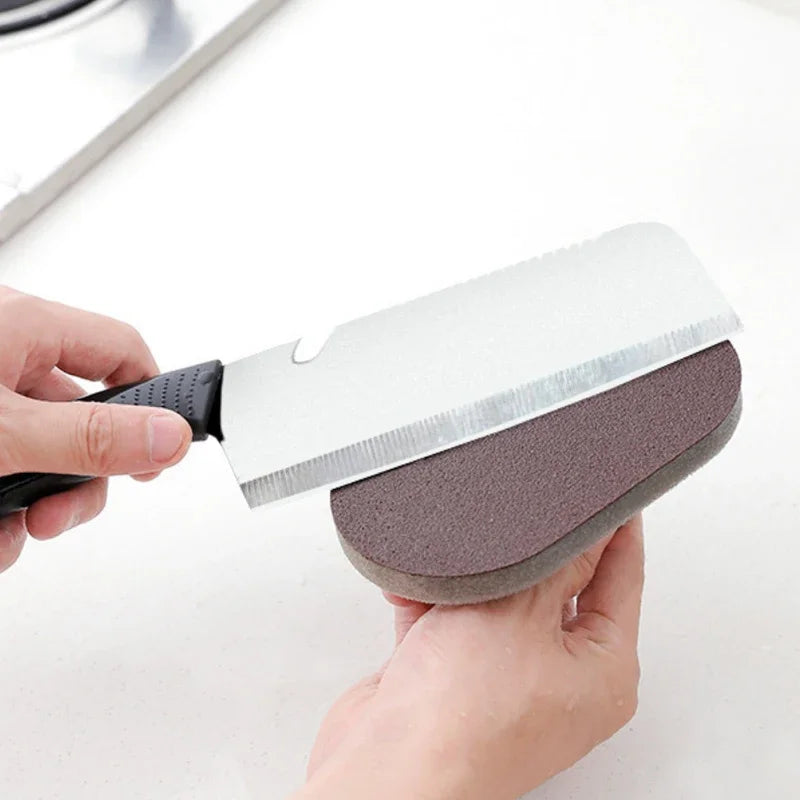 Spazzola Magica Con Spugna Smeriglio Detergente Per Gomma Cucina Bagno Ruggine Forte Decontaminazione Con Manico Utensili Pulizia Casa