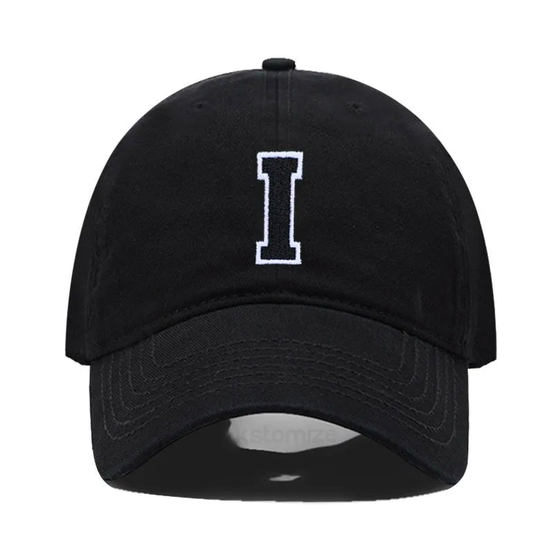 Berretto Da Baseball Unisex Ricamato Lettera AZ Cotone Morbido Alta Qualità Protezione Solare Snapback