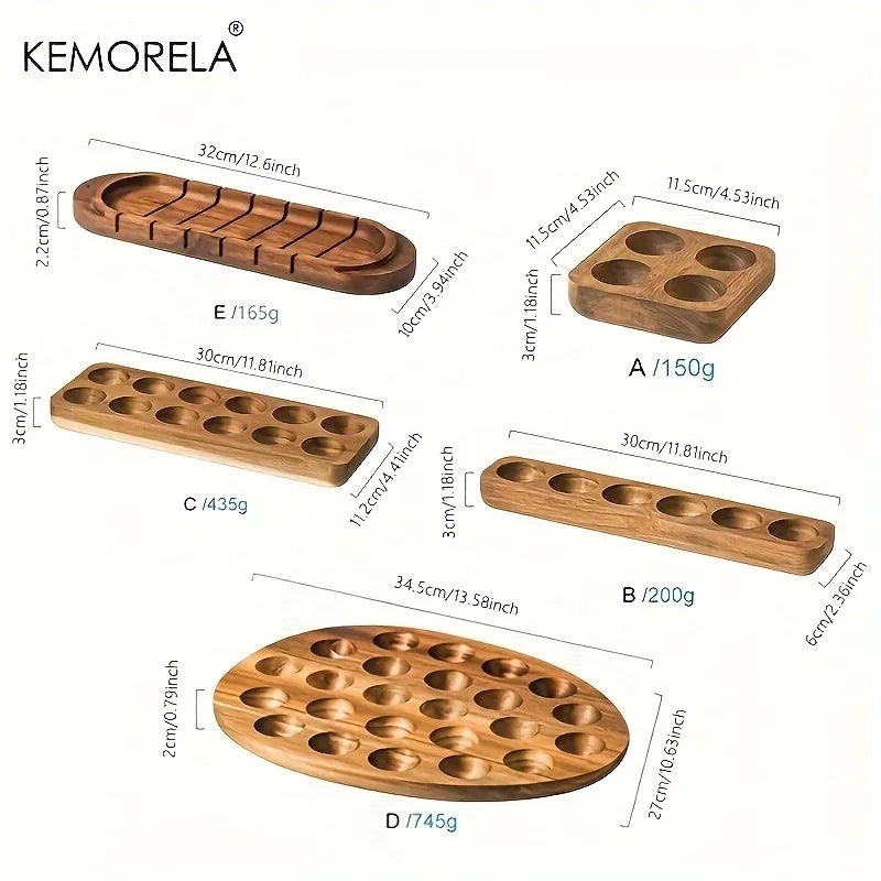 KEMORELA Scatola Portauova In Legno Multiscomparto Per Uova Fresche Perfetta Per Cucinare Al Forno
