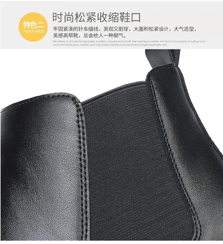 Stivaletti Chelsea In Pelle Da Uomo Di Lusso Fatti A Mano Slip On Per Abito Formale E Casual