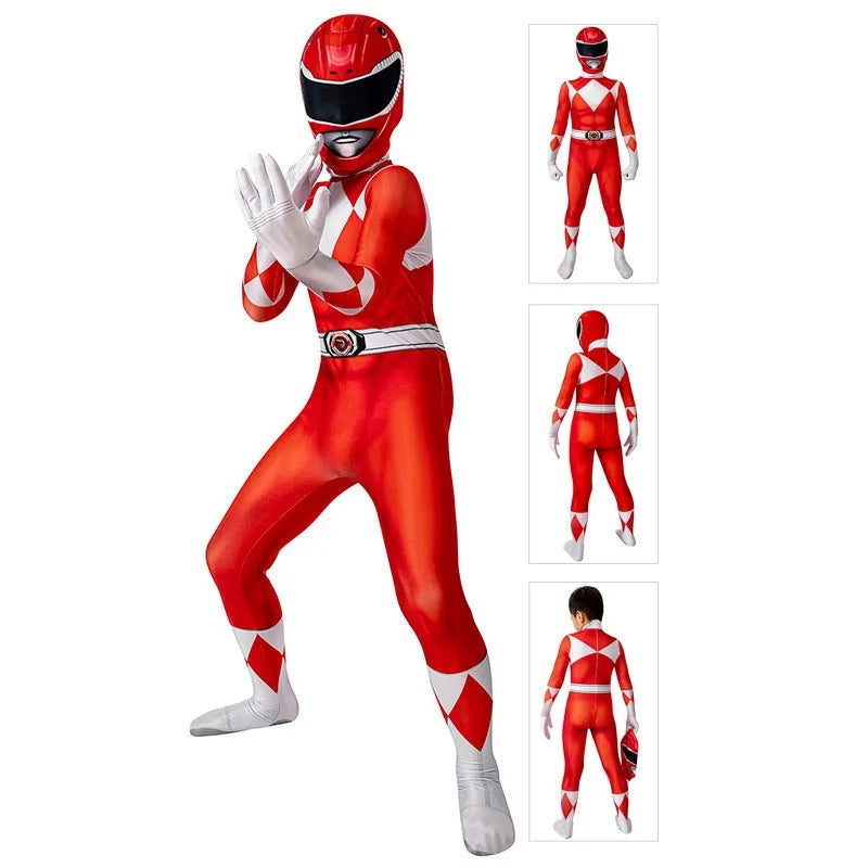 Costume Cosplay Morpher Supereroe Samurai Sentai Shinkenger Rangers Halloween Maschera Per Uomo Ragazzo