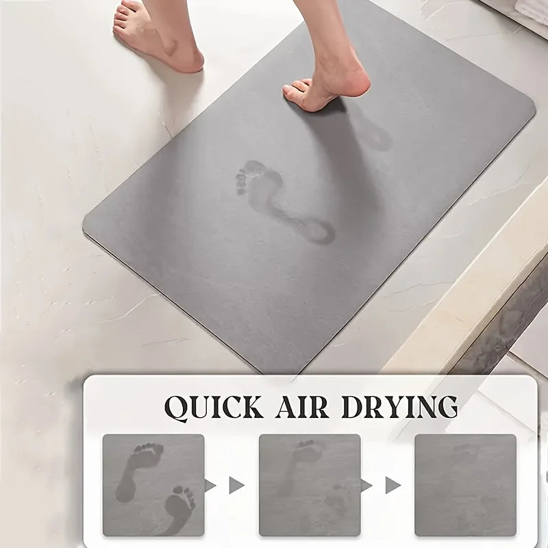 Tappetino Da Cucina A Striscia Lunga Terra Diatomea Antiscivolo Assorbente Per Bagno Ingresso Quadrato
